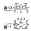 2017 LDH-Serie Coulter Typ Mischmaschine, SS-Industrie-Tankmischer, horizontale Extraktor Mixer